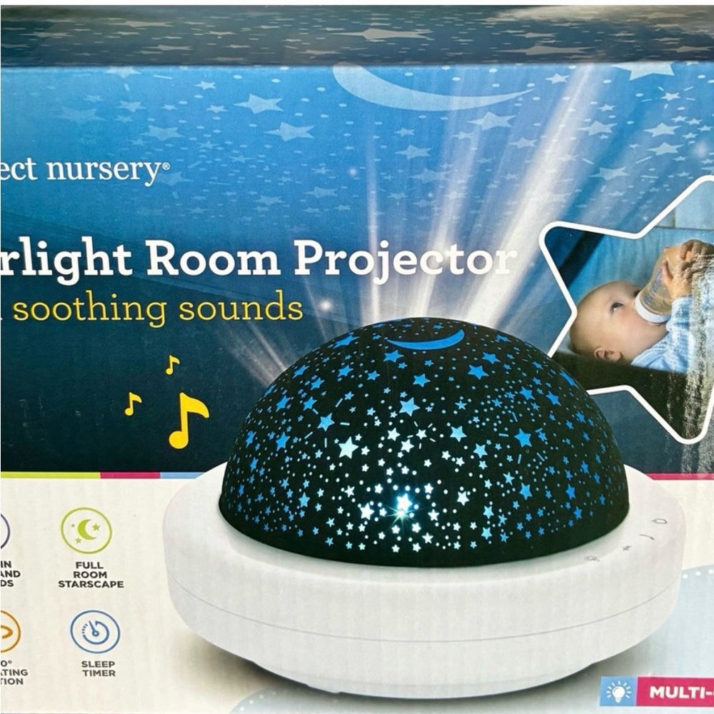 Starry Night Room Projector with Soothing Sounds